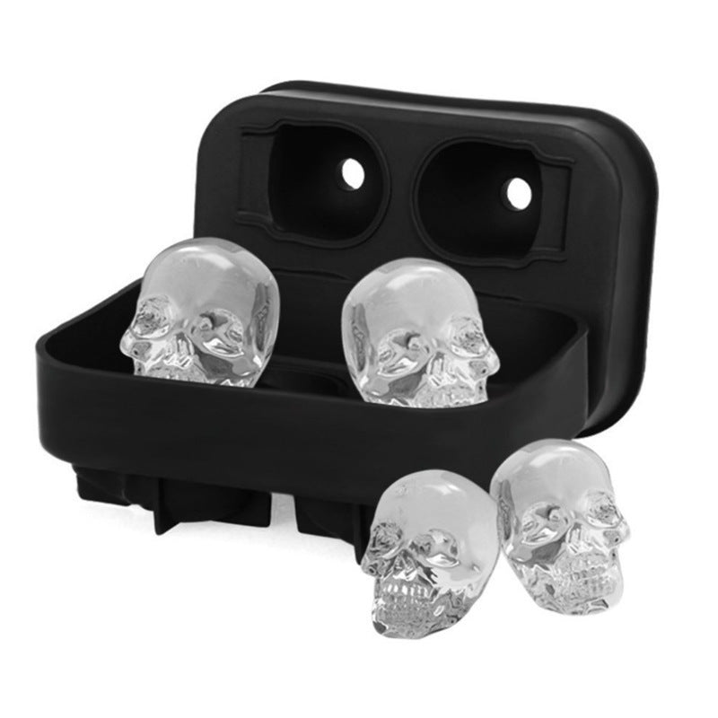 3D Totenkopf Eiswürfel