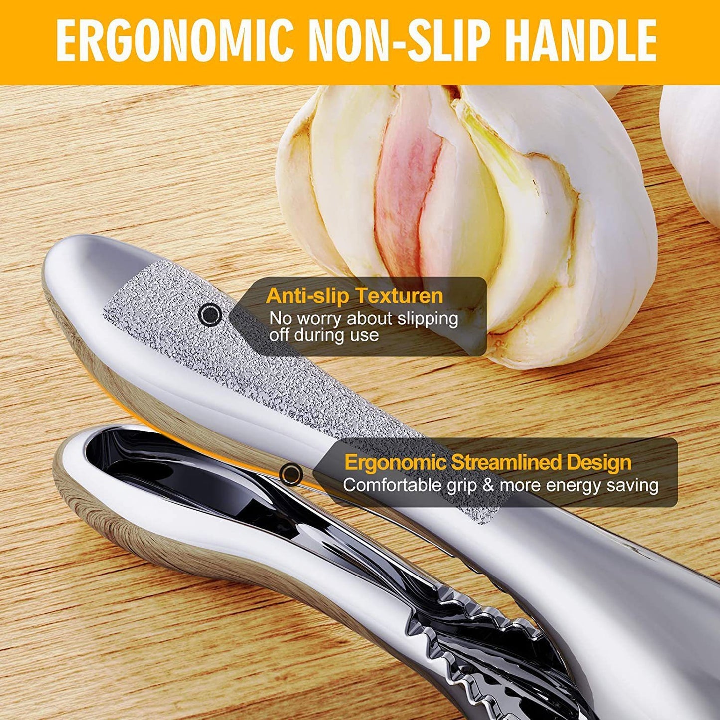 Two-in-one Multifunctional Garlic Press